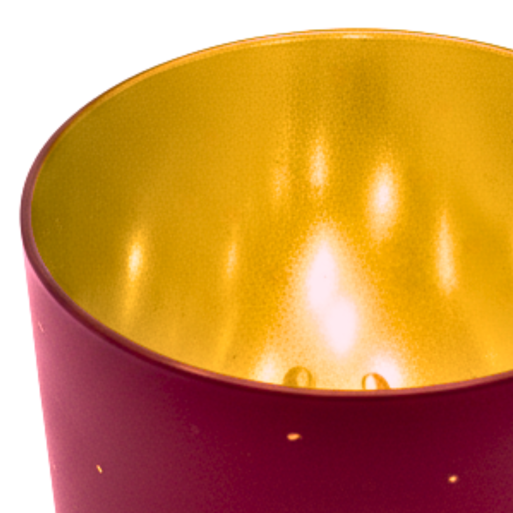 Lyslykt LED God Jul rød 8 x 20cm