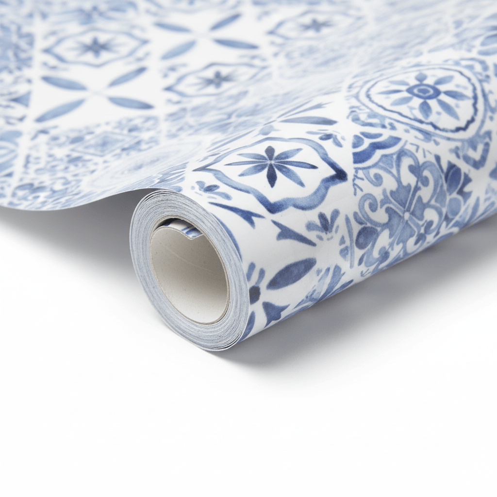 Premium Marokkanske fliser kontaktplast - Lindas Dekor