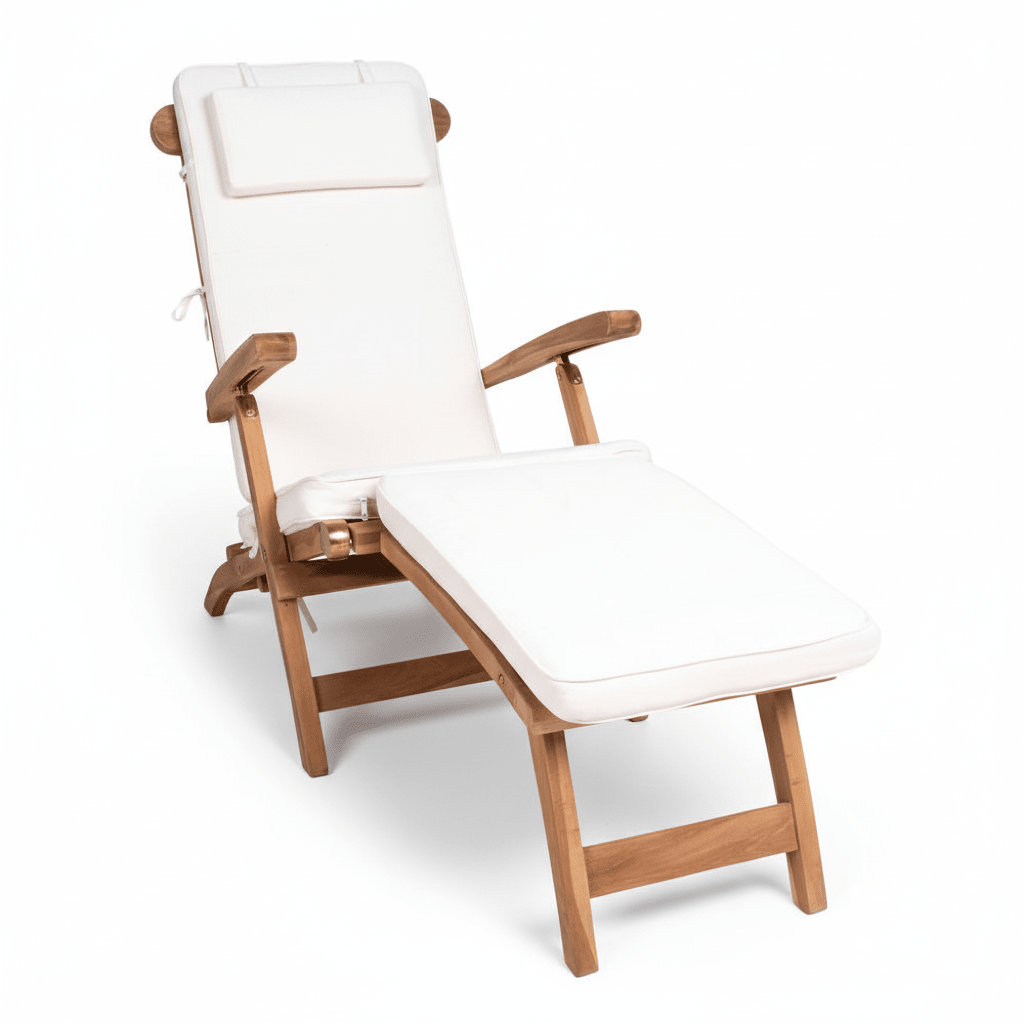 Arrecife solstol natur/hvit 197 cm - Lindas Dekor