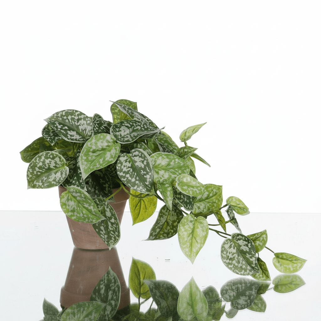 Scindapsus kunstig plante hengende grønn med potte - Lindas Dekor Kunstige planter