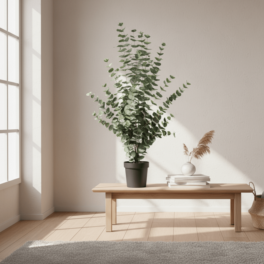 Kunstig eucalyptus plante 110 cm i potte fra Mr. Plant