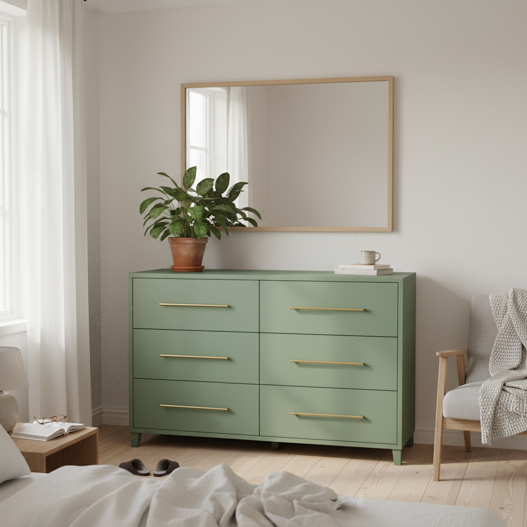 Uni jade green kontaktplast produktbilde - ensfarget matt grønn selvklebende folie