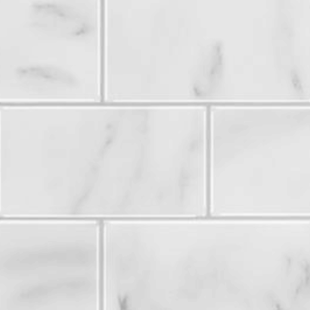 Subway marmor selvklebende veggfliser imiterer subwayfliser i hvitt. De gir et stilrent og moderne uttrykk som passer godt til å fornye kjøkken og bad.