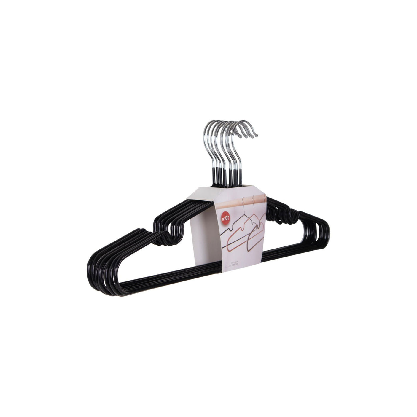 House Nordic Massa kleshenger, sort sett 10 stk