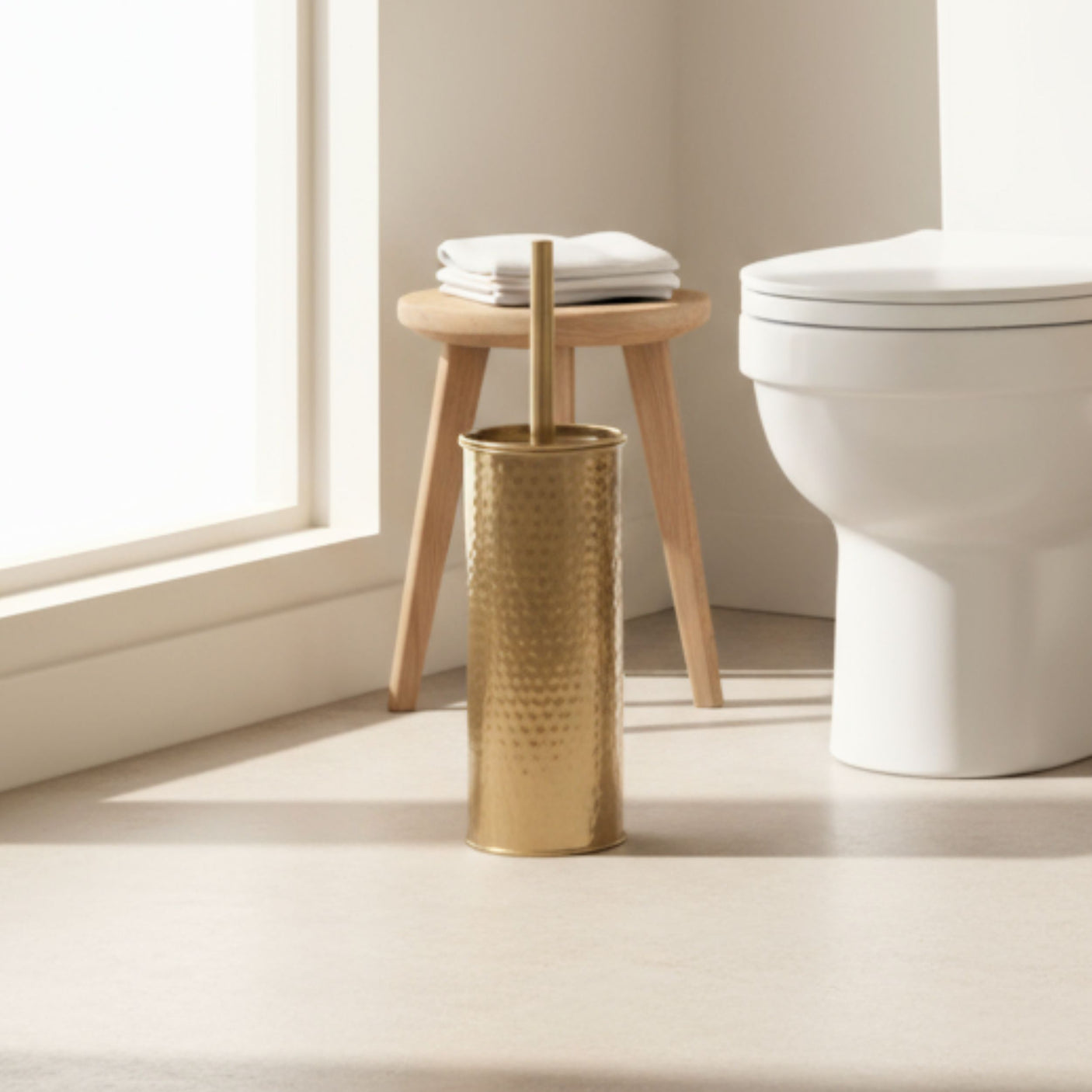 Halvor Bakke Lutz toalettbørsteholder bronse