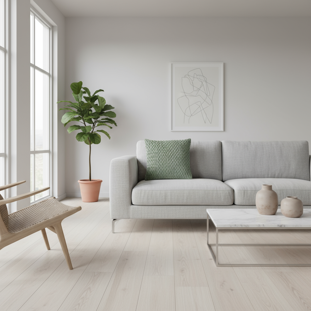 Putetrekk flettet velur grønn 45 x 45 cm