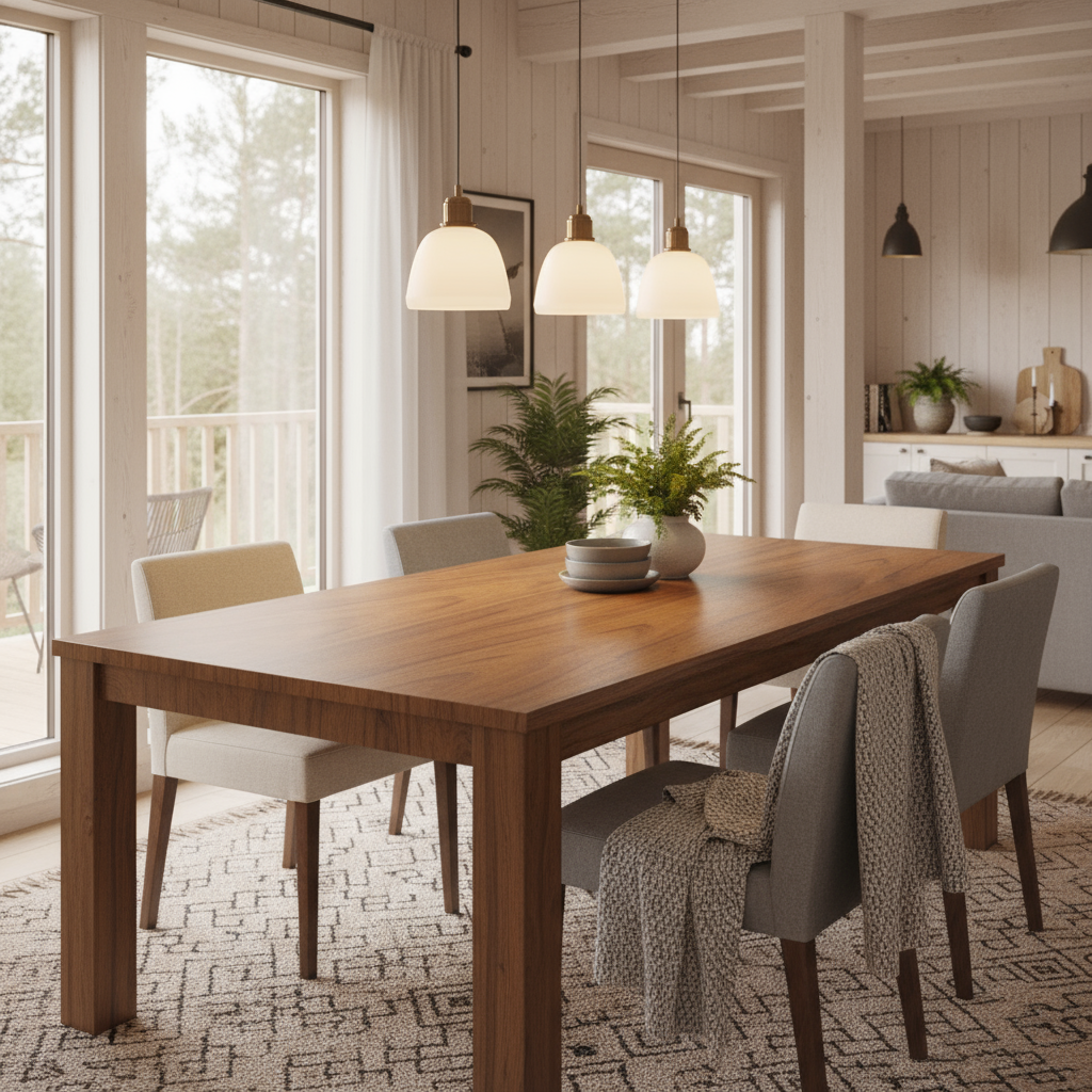 Premium Fransk valnøtt kontaktplast