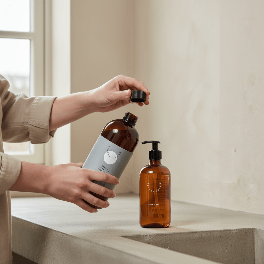 Refill oppvasksåpe Grapefruit Ginger Sage 1000ml - Lindas Dekor