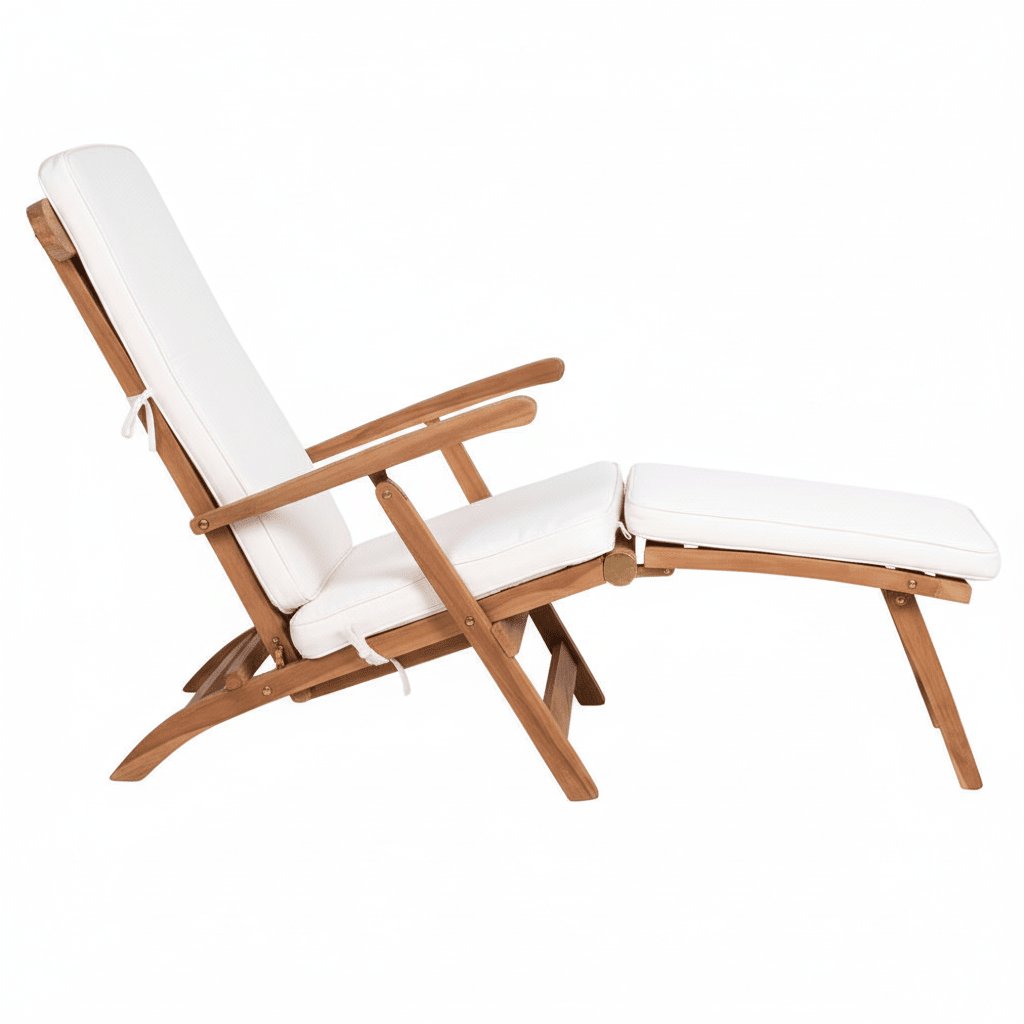 Arrecife solstol natur/hvit 197 cm - Lindas Dekor