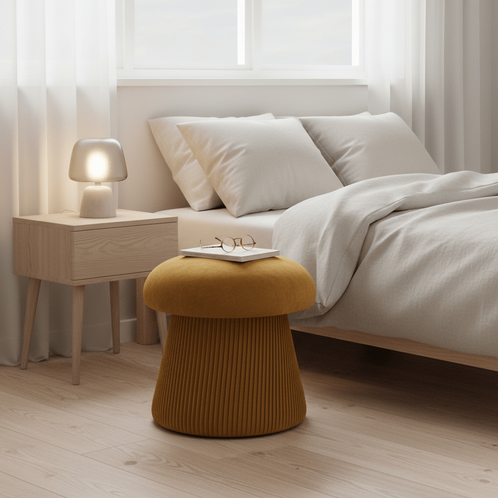 Hampton puff ø41 cm - Lindas Dekor