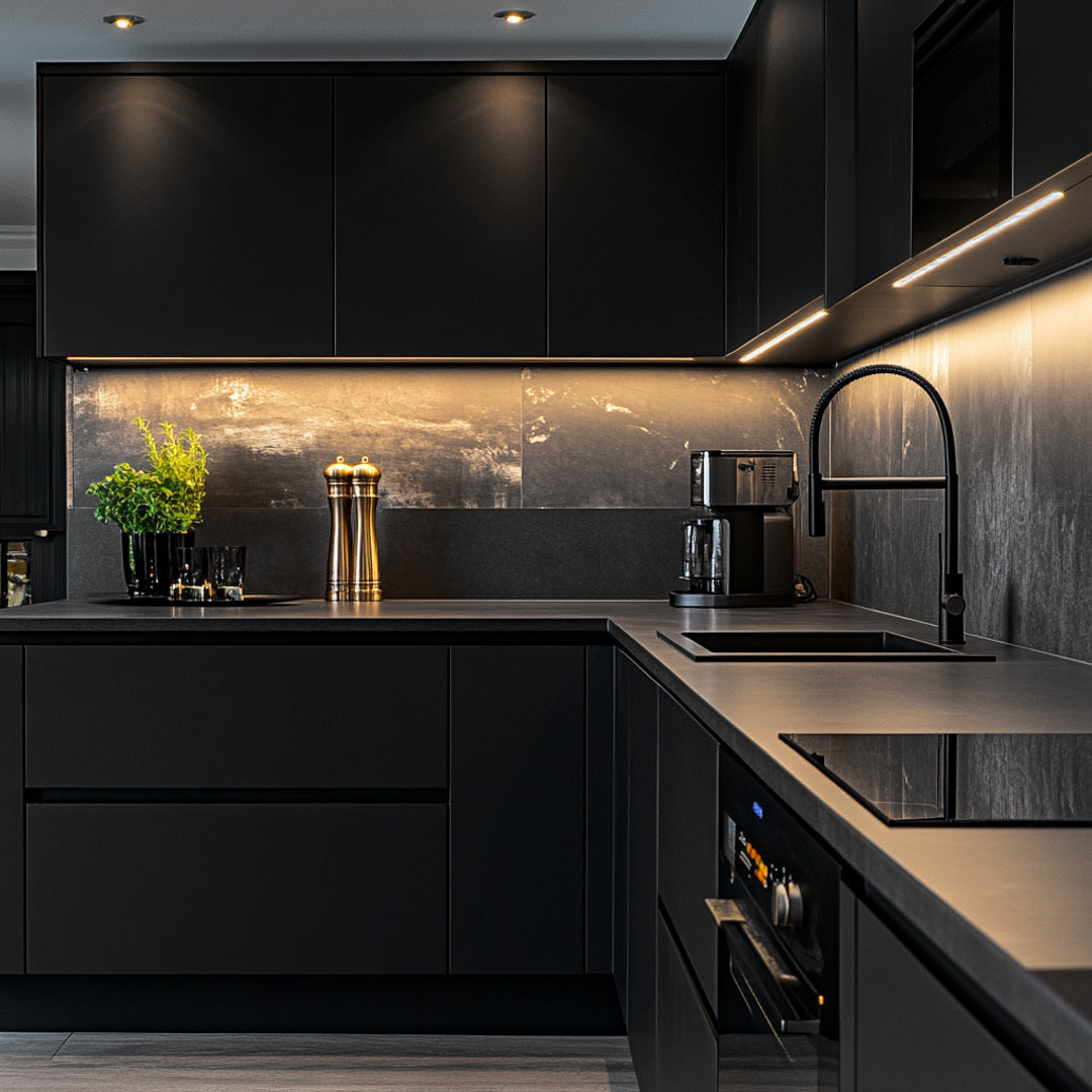 Black supermatt kontaktplast