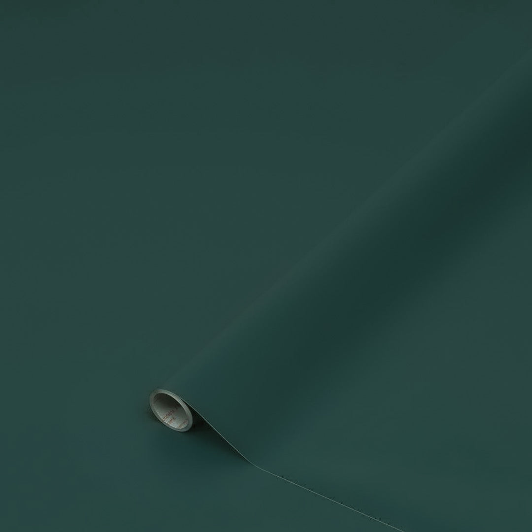 Uni matt mørk grønn kontaktplast