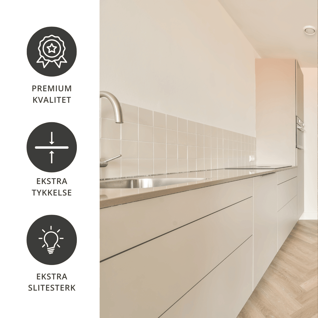 Vareprøve: Premium beige matt kontaktplast - Lindas Dekor