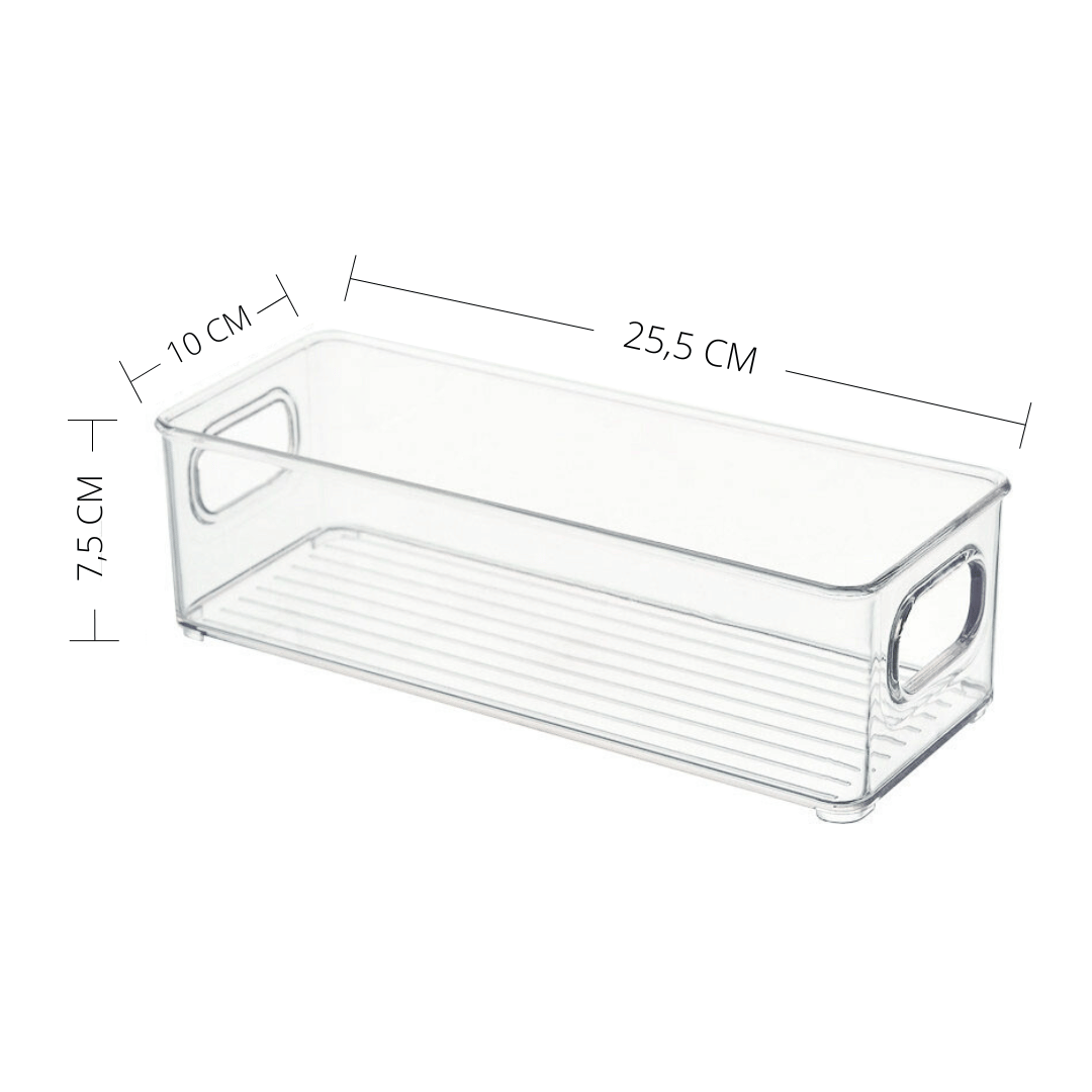 Oppbevaringsboks transparent, liten