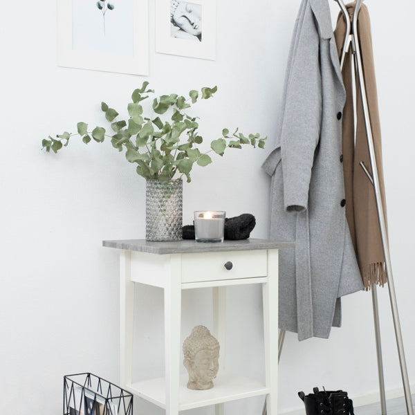 Perlegrå kontaktplast