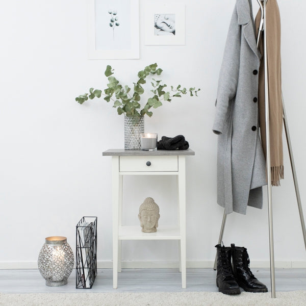 Perlegrå kontaktplast