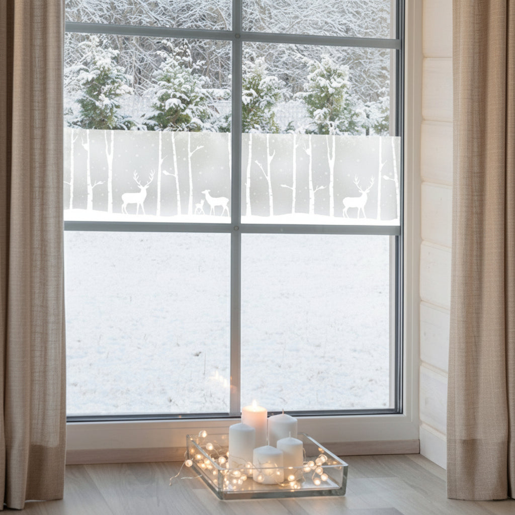 Limited Static Birch woods vindusfolie