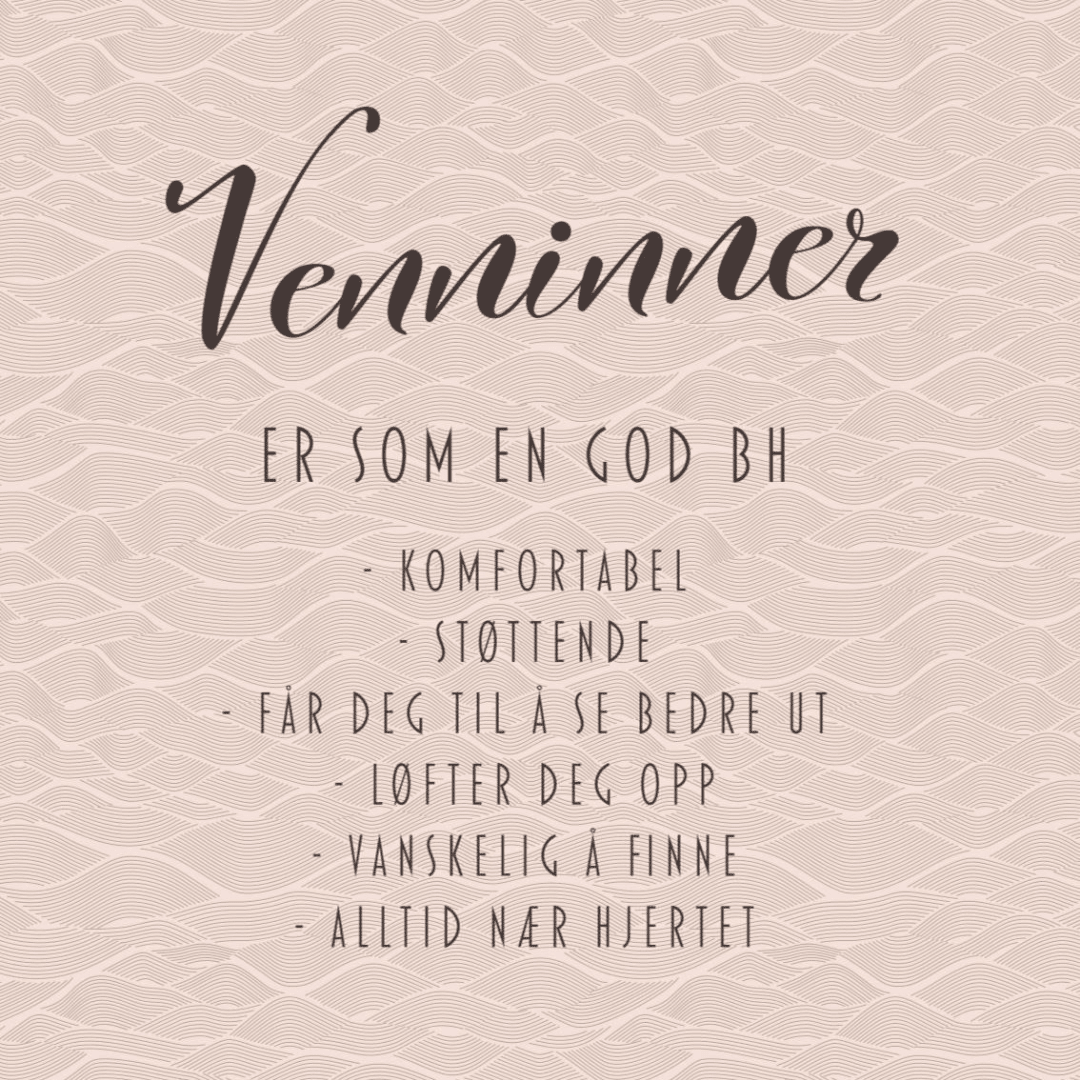 20 - pk Servietter BH Venninne, rosa - Lindas Dekor