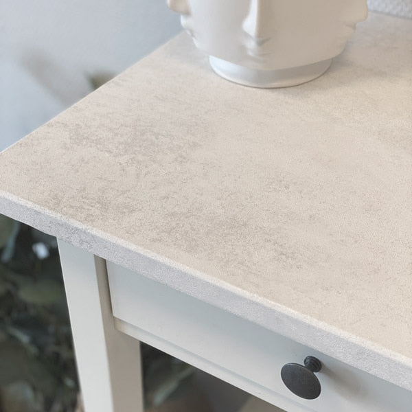 Mikrosement hvit kontaktplast