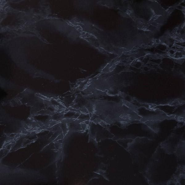Marmor sort/blå kontaktplast