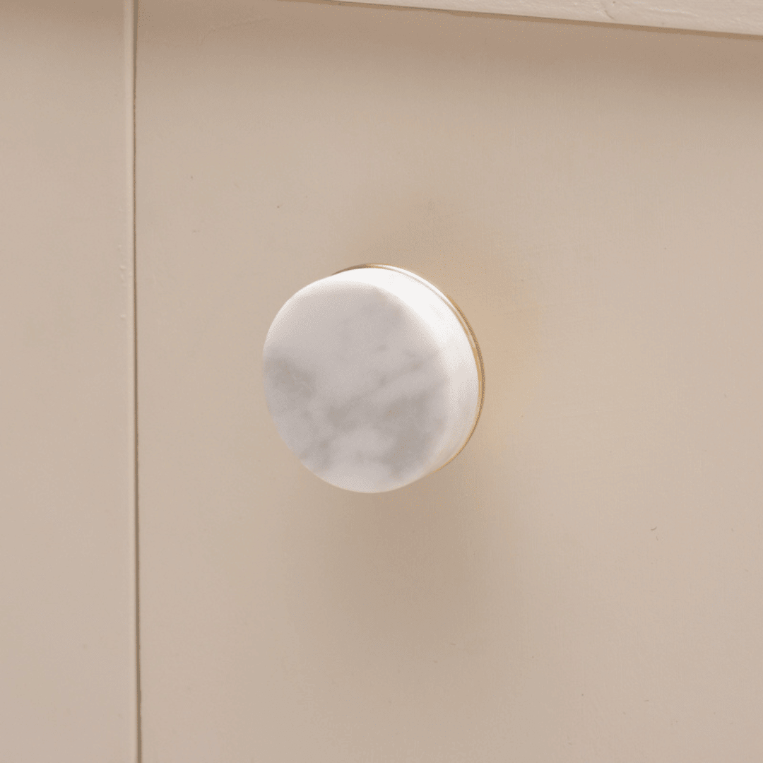 Parisknut, marmor 28 mm - Lindas Dekor Knut