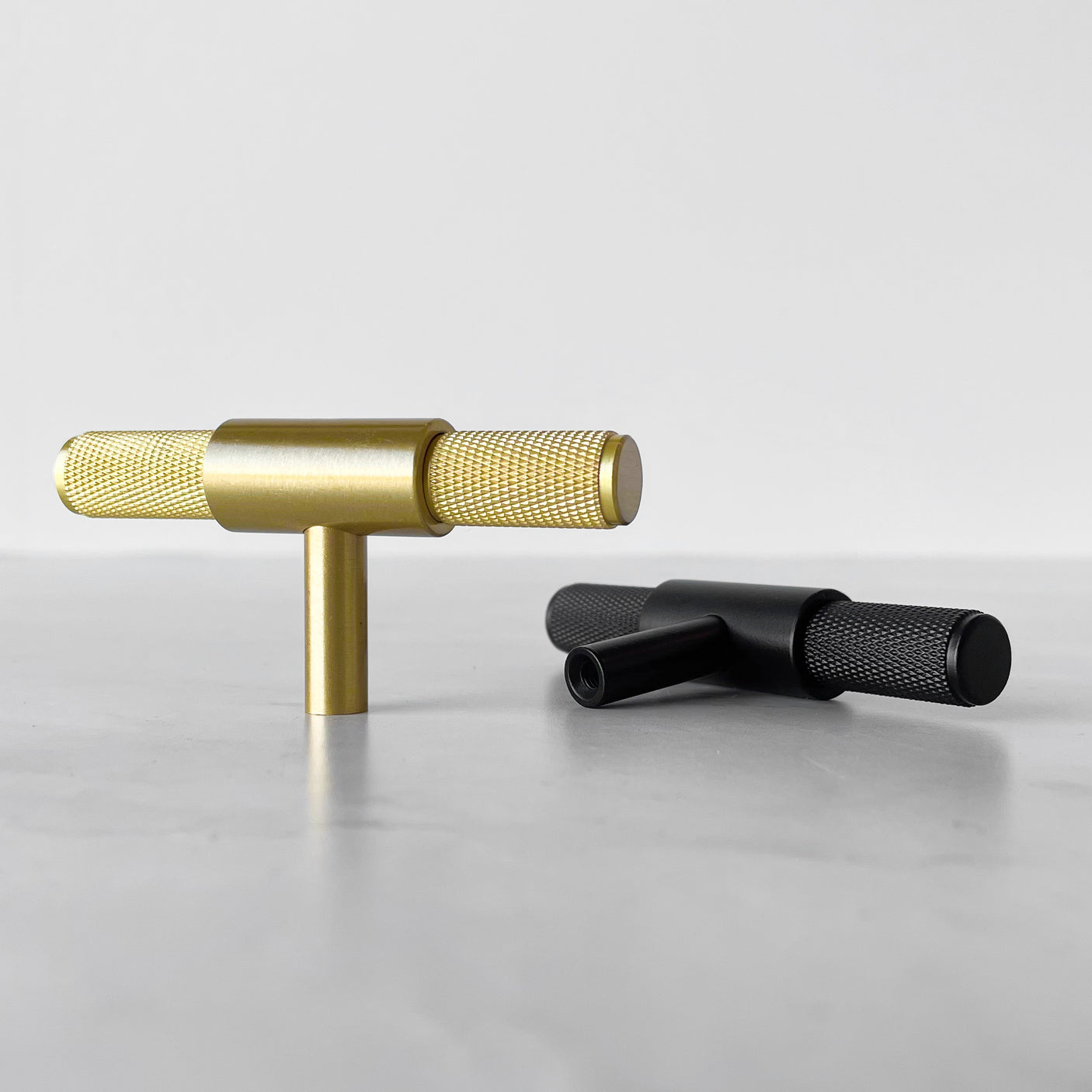 Stockholm T-bar håndtak, gull