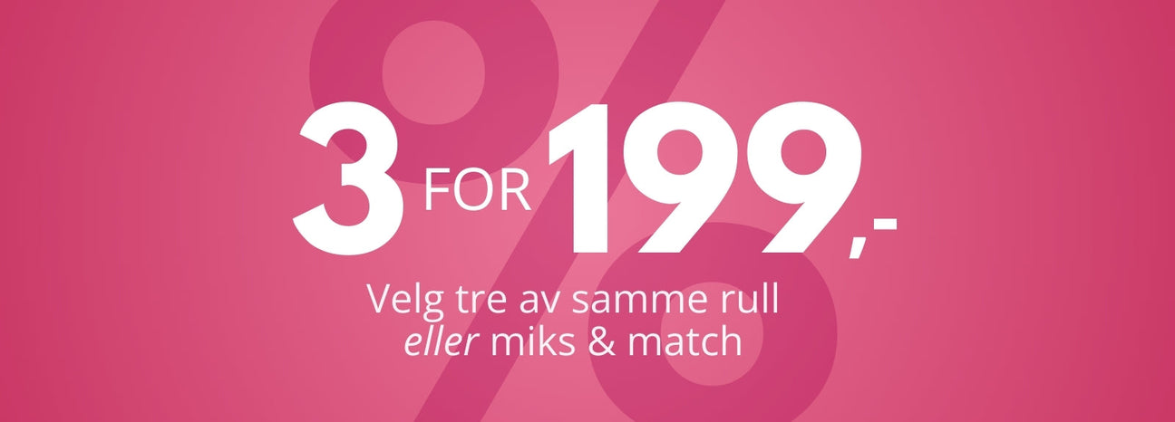 Tilbud 3 for 199 kr på Lindas Dekor. Miks og match kontaktplast.