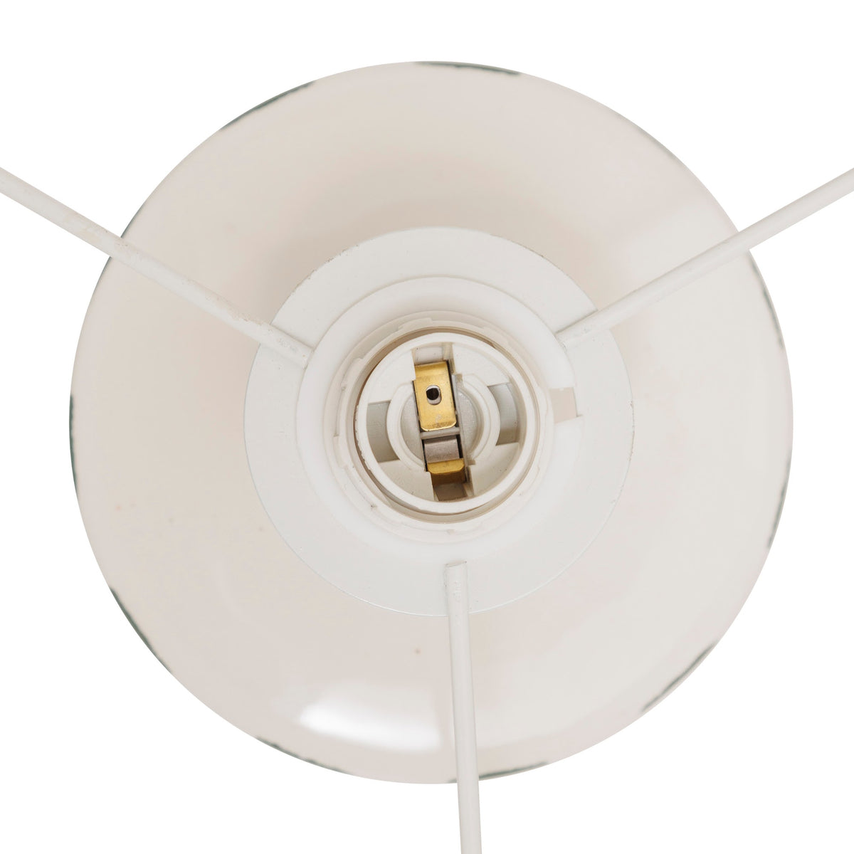 Bordlampe Frida olivengrønn 47 cm, sokkelen sett under skjermen