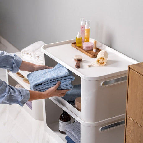 SmartStore Module 55 liter i hvit på soverom
