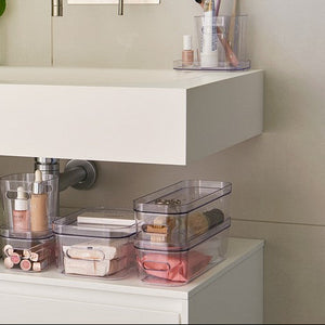 SmartStore Compact Clear oppbevaringsboks på baderomsservant
