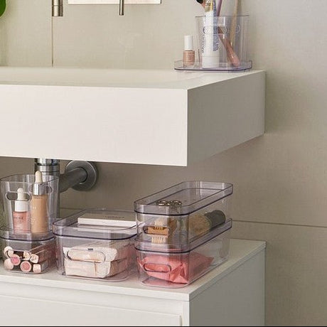SmartStore Compact Clear oppbevaringsboks på baderomsservant