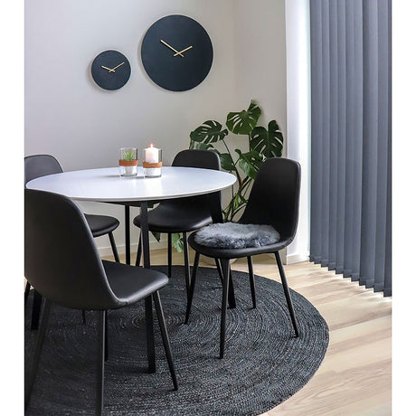 2 - pk Stockholm spisestol sort - Lindas Dekor