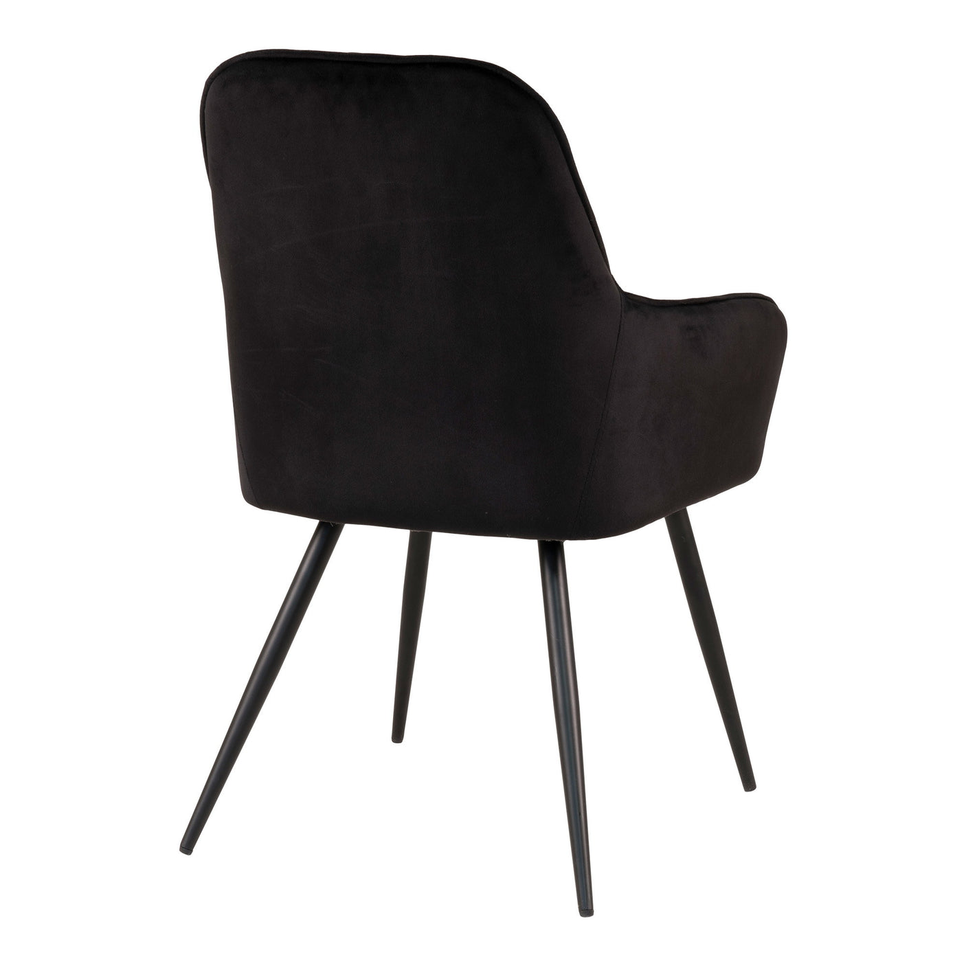 2-pk Harbo spisestol sort velur