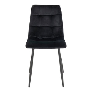 2-pk Middelfart spisestol sort