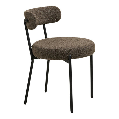 2 - pk Badalona spisestol boulcé brun - Lindas Dekor