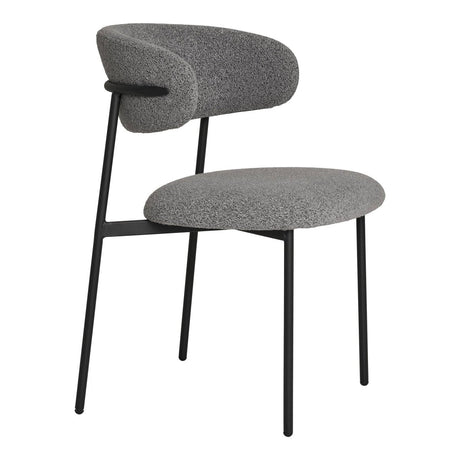 Mira spisestol med ergonomisk rygg og slitesterkt tekstiltrekk