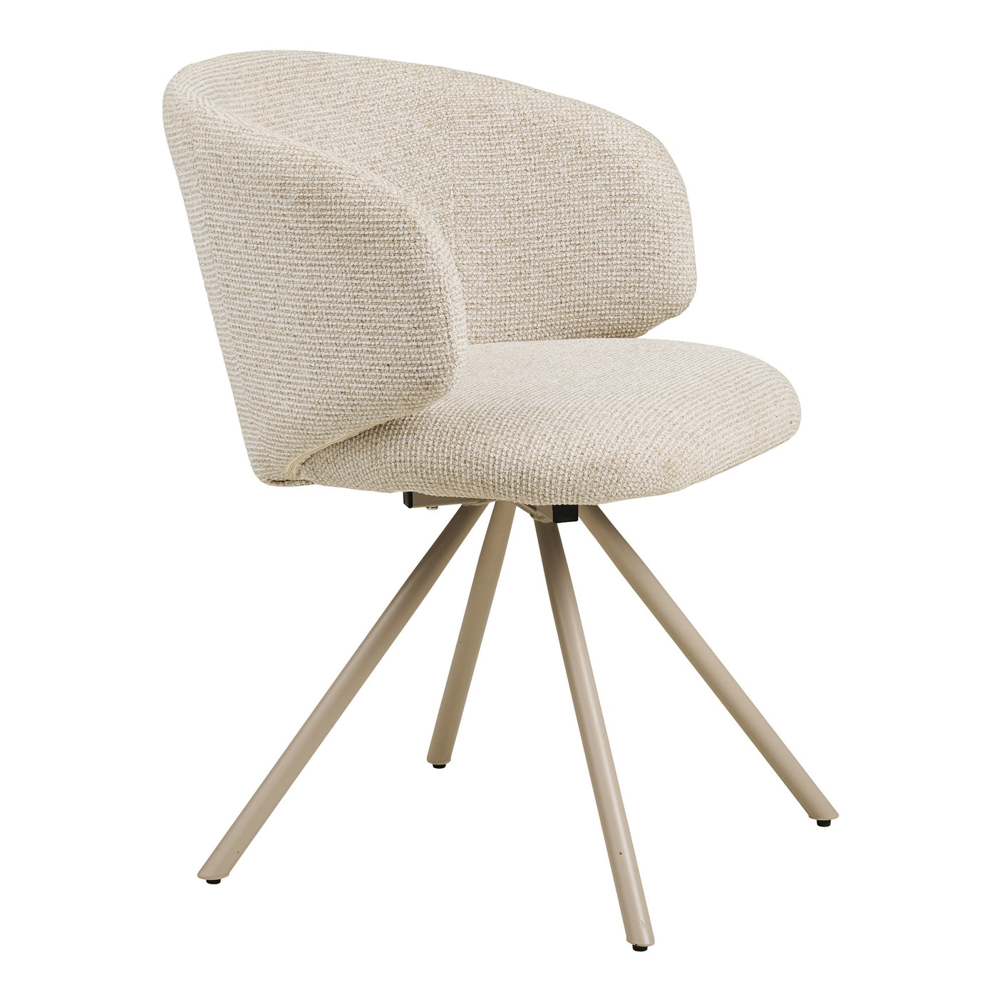 2-pk Fulham dreibar spisestol sand
