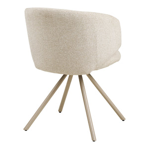 2-pk Fulham dreibar spisestol sand