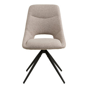 2-pk Dokka dreibar spisestol sand