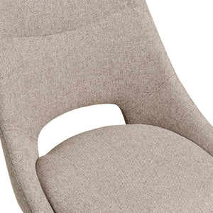 2-pk Dokka dreibar spisestol sand