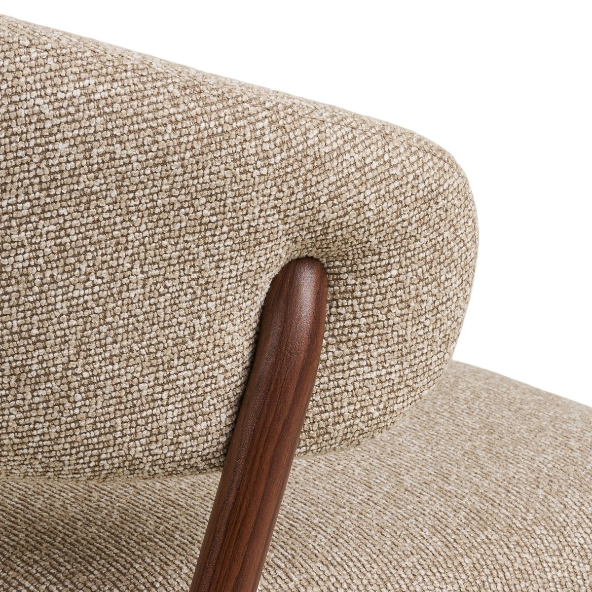 2-pk Cavi spisestol sand/valnøttfarget