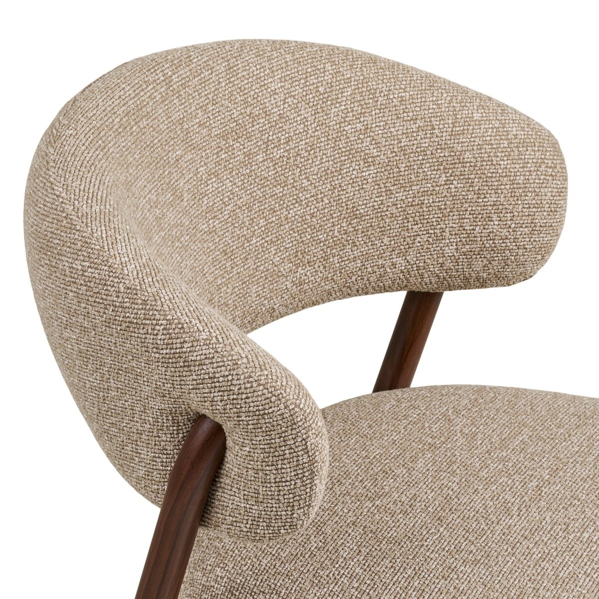 2-pk Cavi spisestol sand/valnøttfarget