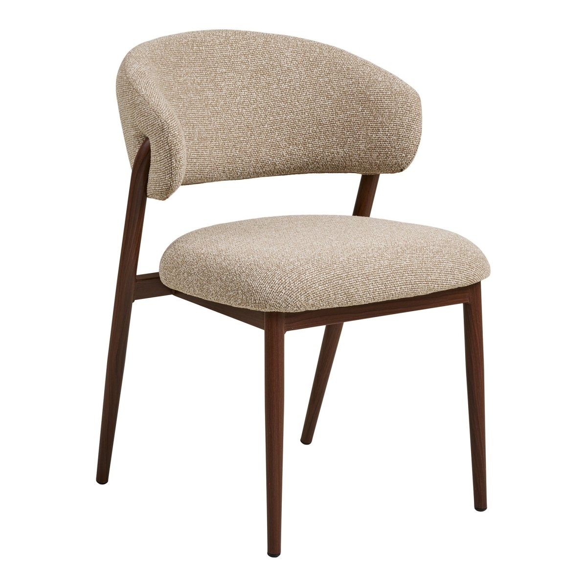 2-pk Cavi spisestol sand/valnøttfarget