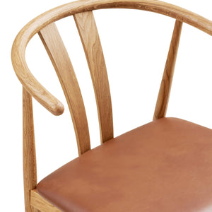 2-pk Artenara spisestol natur/brun