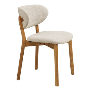 2-pk Dunkirk spisestol natur/beige