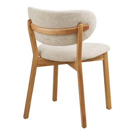 2-pk Dunkirk spisestol natur/beige