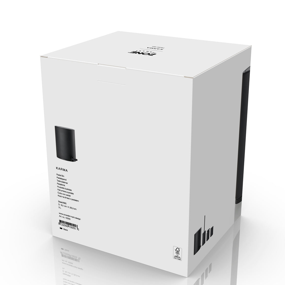 Pedalspann Karma 3 liter sort