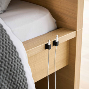 • magnetisk kabelholder sort
