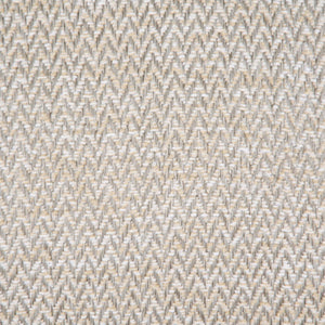 Nærbilde av sandfarget tekstil på London Lounge stol