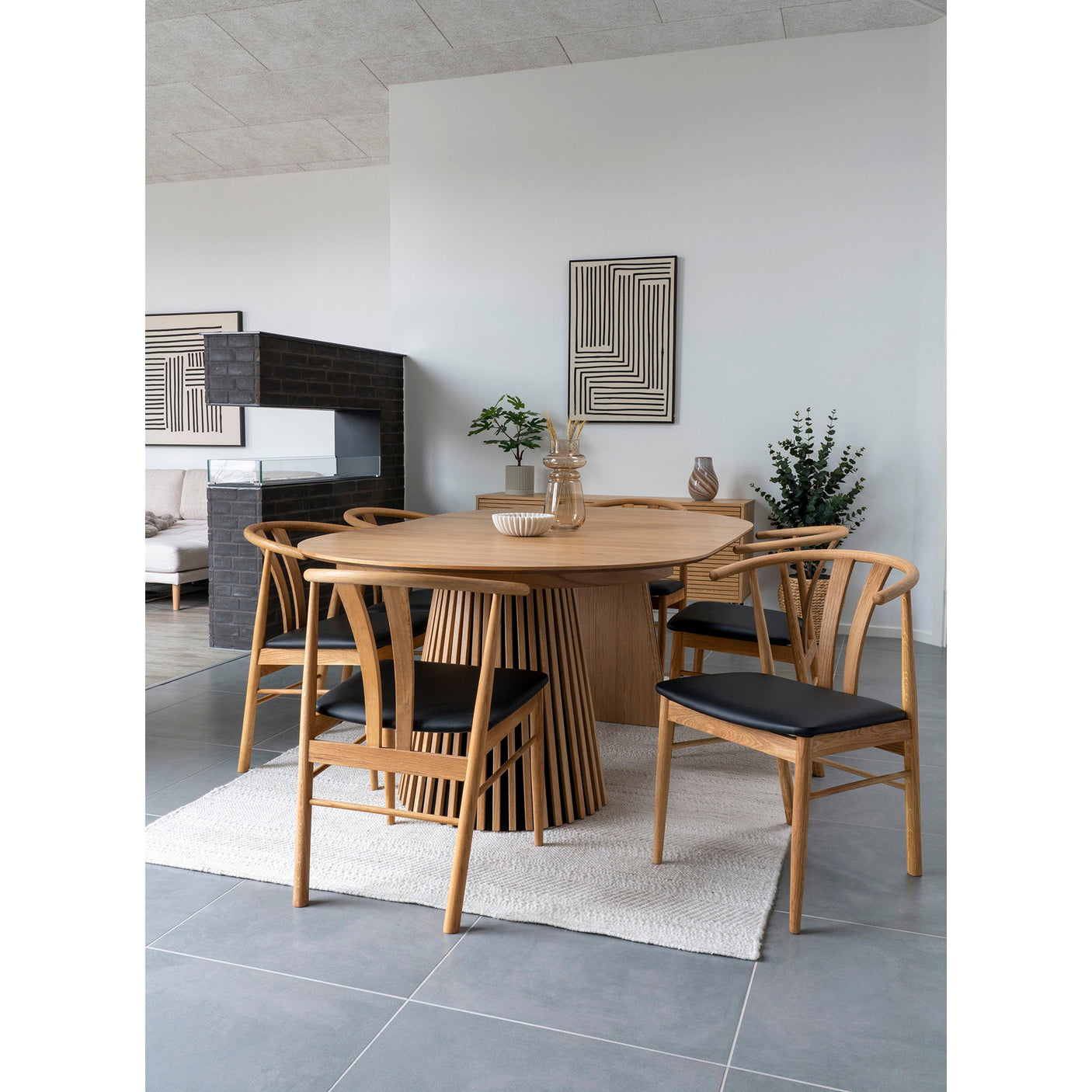 2-pk House Nordic Artenara spisestol oak veneer